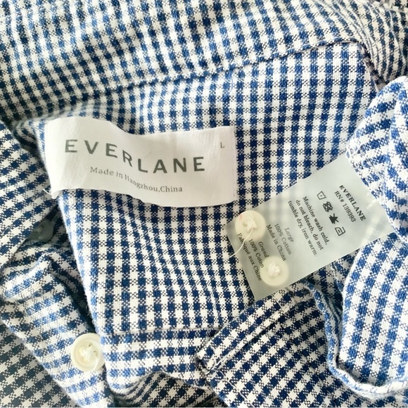 Men’s Everlane Micro-Houndstooth Button Up Shirt - Picture 9 of 9